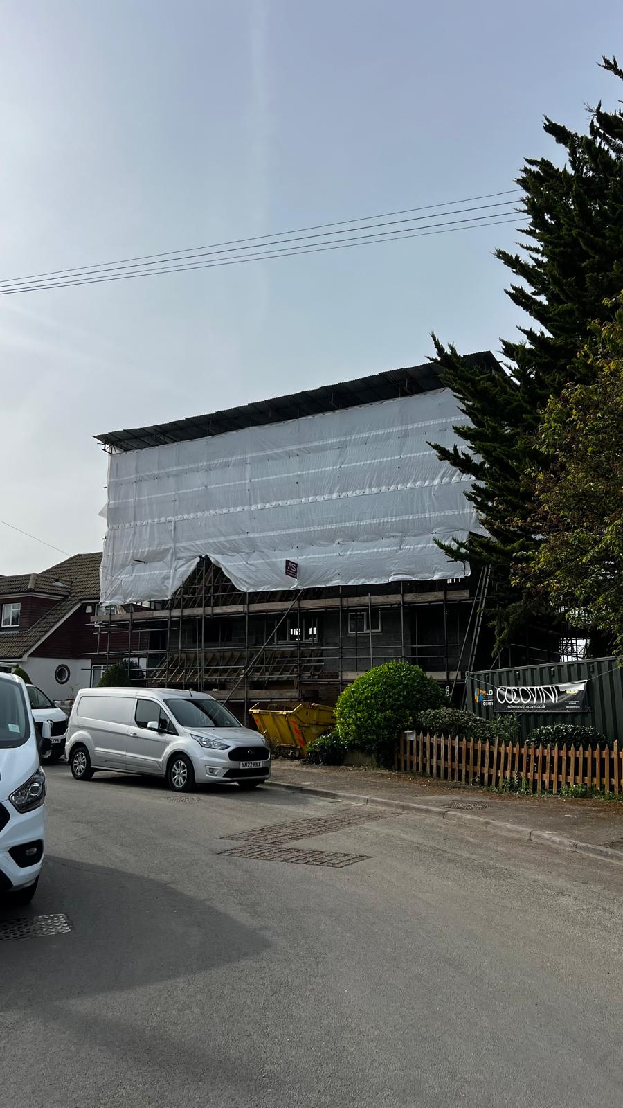 Armstrong Scaffolding loft conversion project in Tonbridge, Kent (TN9/TN10)